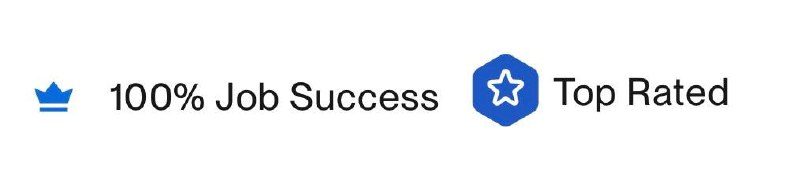 Upwork Top Rated · 100% Job Success